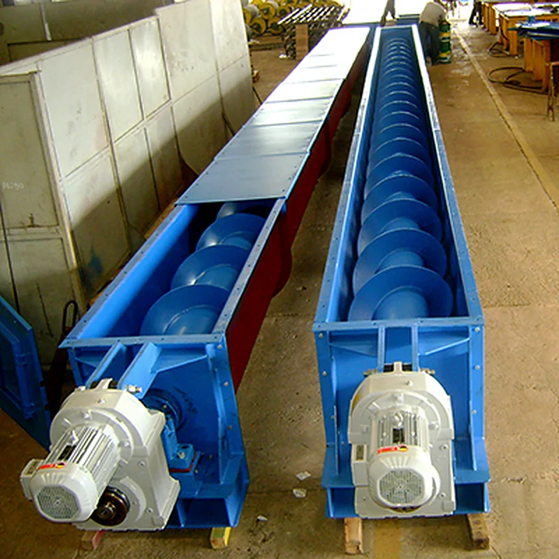 Transportador helicoidal fabricado pela AP Equipamentos